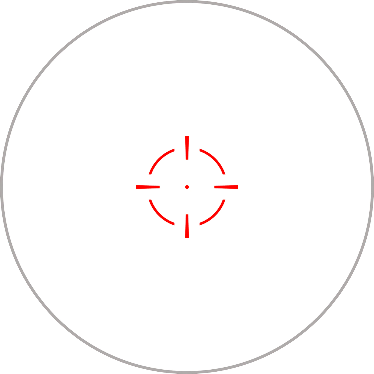 Swampfox Liberator 1×22 Mini Red Circle Dot Sight