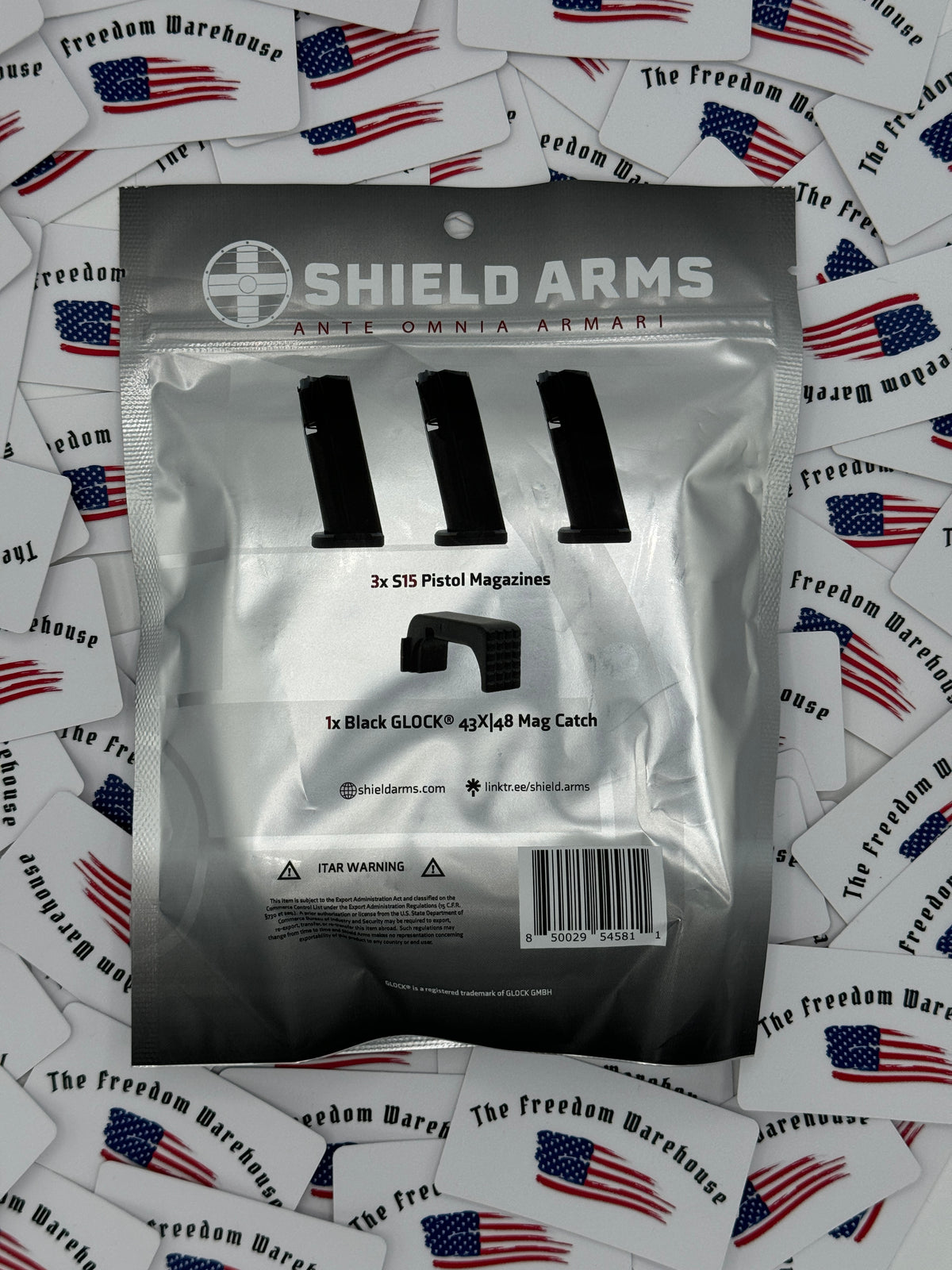 Shield Arms Magazine Catch/Release Glock 43X/48 Steel Bronze Shield Arms Magazine Catch/Release Glock 43X/48 Steel Bronze