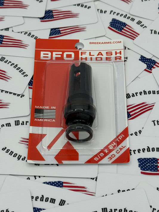 Breek Arms BFO Flash Hider Cage Style - .30 cal 5/8 x 24 threads