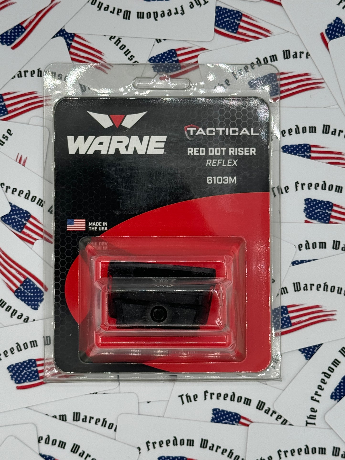 Warne 6103M Red-dot riser, Mini Reflex Optic Universal Fit