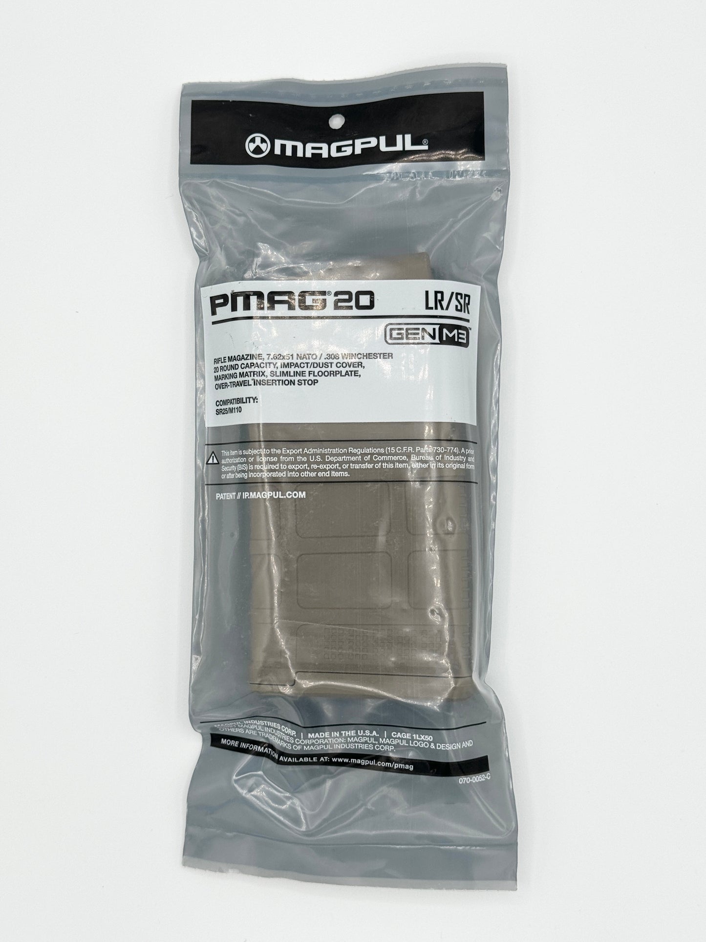 Magpul PMAG GEN M3 LR / SR 308 / 7.62x51 AR-10 20-Round Magazine