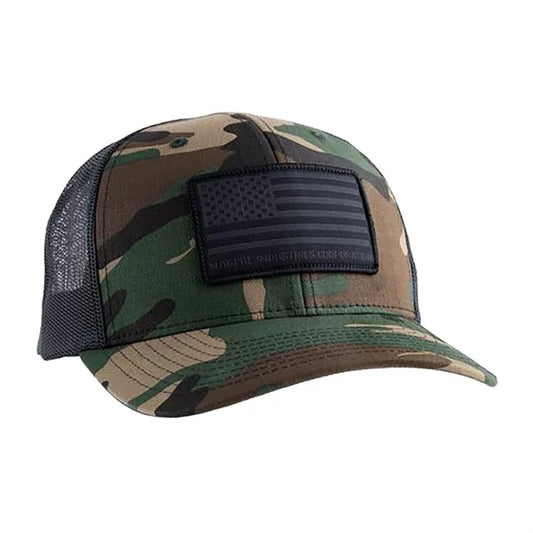 Magpul Standard Patch Trucker Hat in Woodland Camo