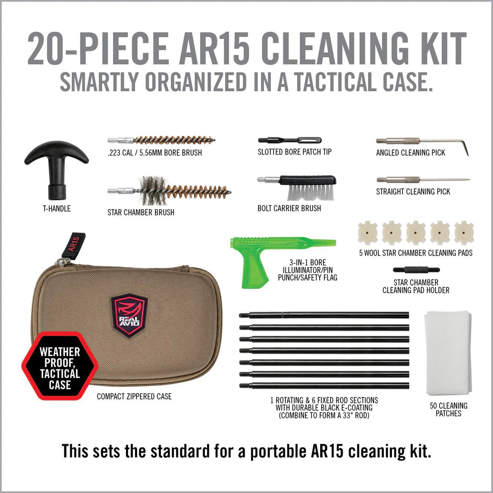 Real Avid Gun Boss AR15 Tactical Cleaning Kit