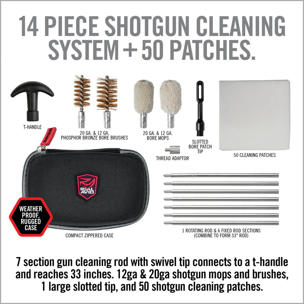 Real Avid GUN BOSS - SHOTGUN CLEANING KIT - 12ga & 20ga